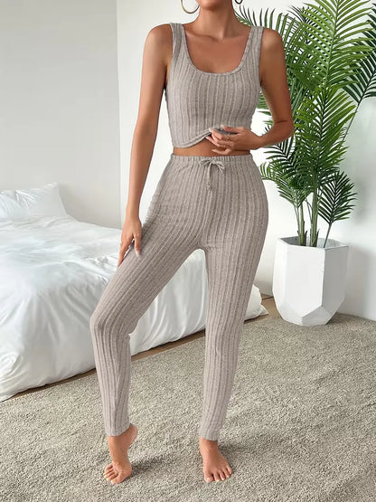 Ensemble trois pièces avec cardigan