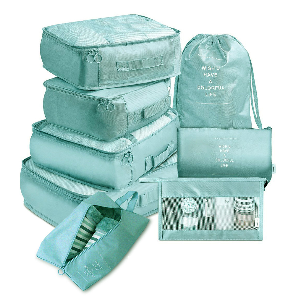 8-Piece Travel Set – Luggage Dividers & Organizer Cubes