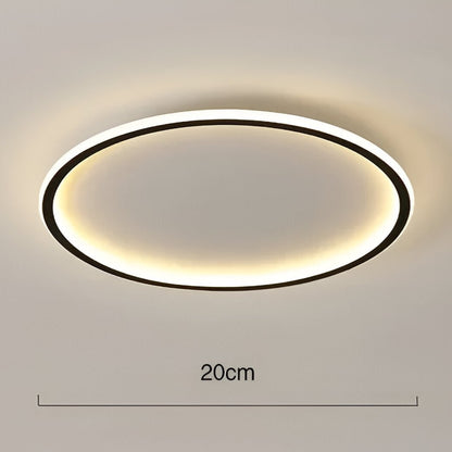 Lámpara de techo moderna y ultrafina - Iluminación LED con estilo