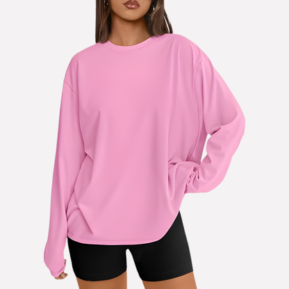Women's Oversized Long Sleeve Shirt