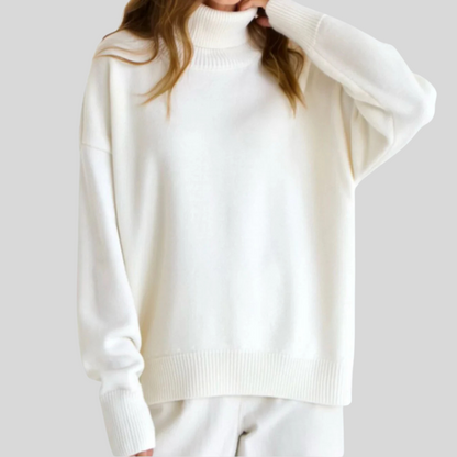 Modern roll neck jumpers for women