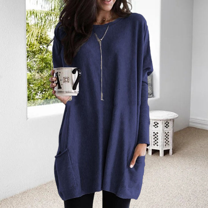 Ladies' Sweater Dress with Pockets