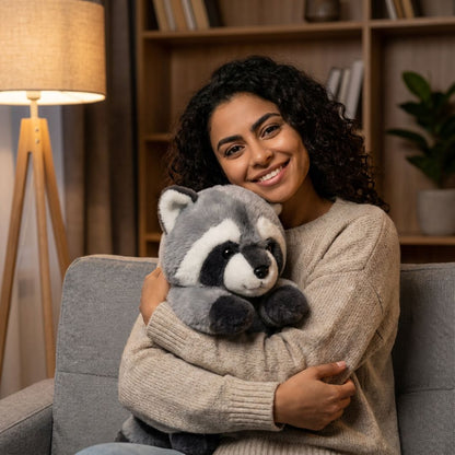 Zachte knuffel in de vorm van een dier, langwerpig voor comfort en ontspanning
