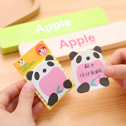 Cute Panda Cartoon Sticky Notes Memo Block