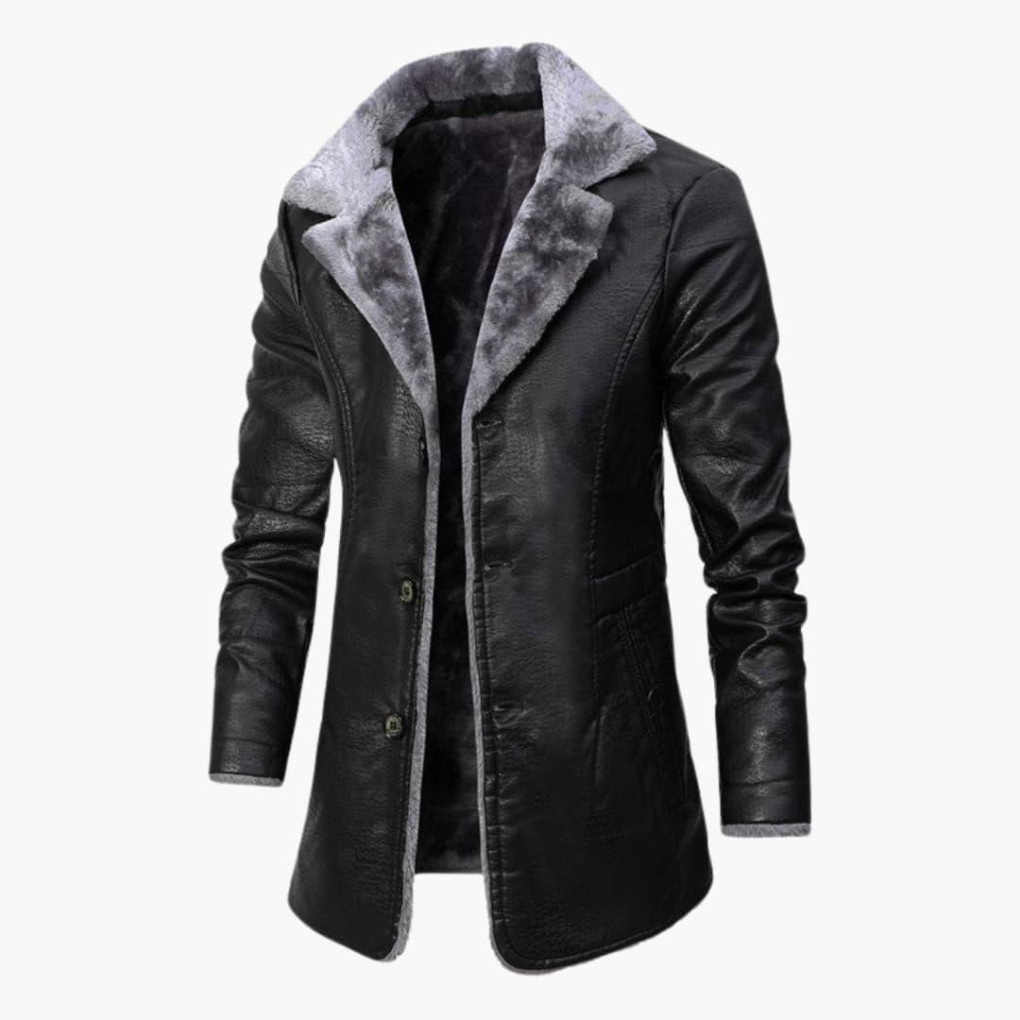 Giacca in lana per l’inverno – Elegante cappotto da uomo, caldo
