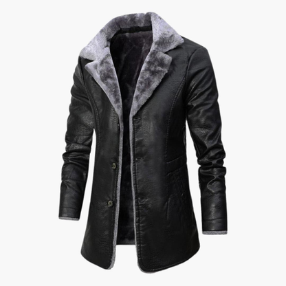 Giacca in lana per l’inverno – Elegante cappotto da uomo, caldo
