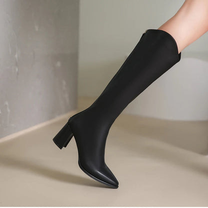 Stivali da equitazione eleganti al ginocchio da donna