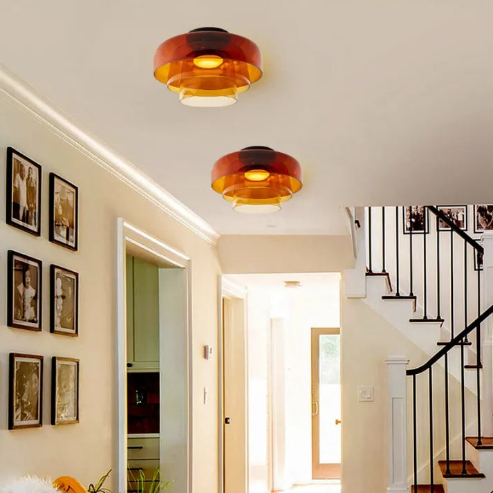 Lampă de tavan medievală GlassLuxe