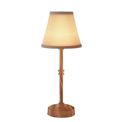 Cordless Table Lamp - LED Retro Fabric