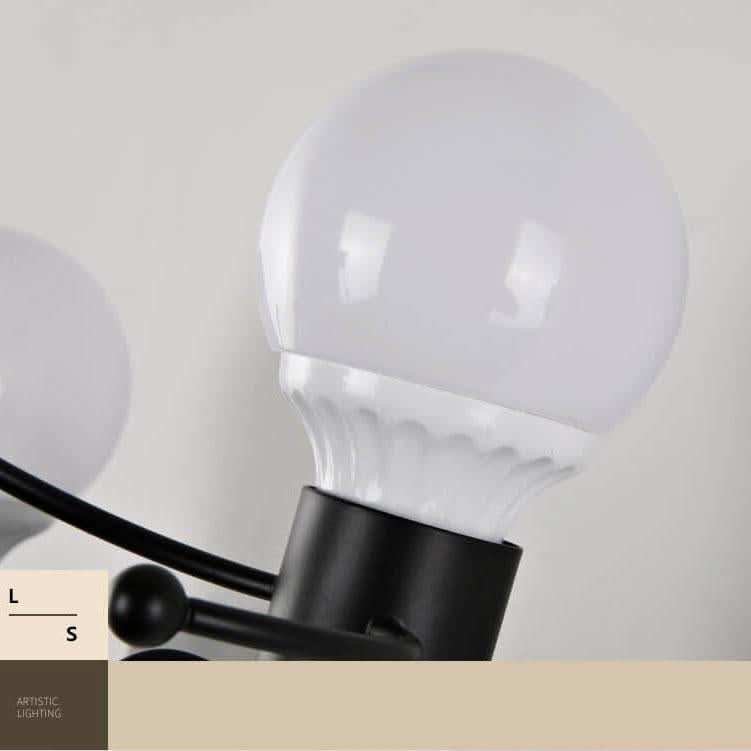 ArtiVillain - Applique da parete in ferro battuto con 1 luce