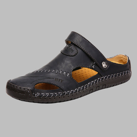 Sandalias de cuero cómodas para hombre