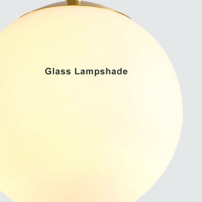 GlowLight - Globo de vidrio moderno con forma de pentagrama