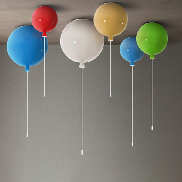 Modern Ceiling Lamp Evelien Balloon in Acrylic