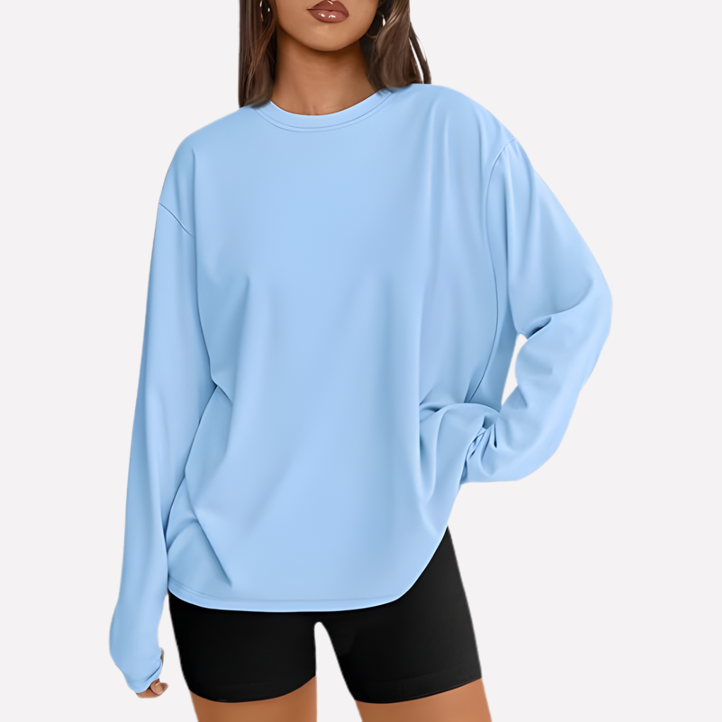 Women's Oversized Long Sleeve Shirt