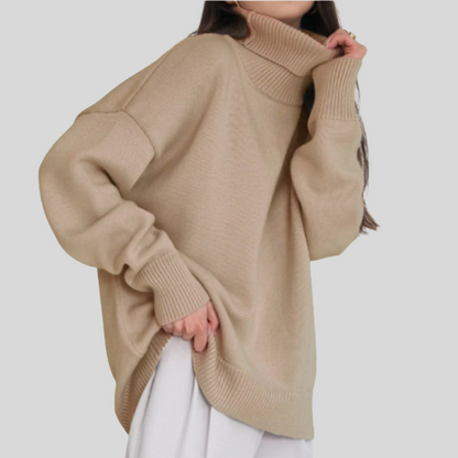 Modern roll neck jumpers for women