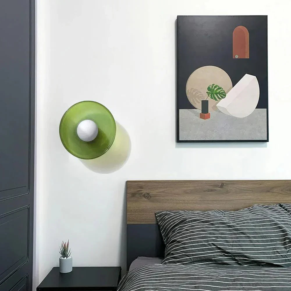 Olive Disc Wall Lamp – Modern and Elegant Design