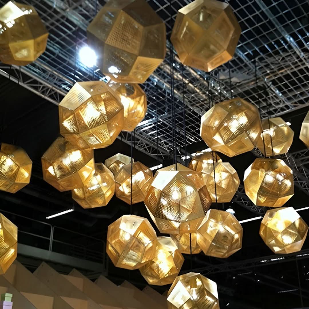 LichtDesign - Geometric Round Pendant Light
