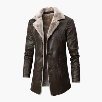Giacca in lana per l’inverno – Elegante cappotto da uomo, caldo