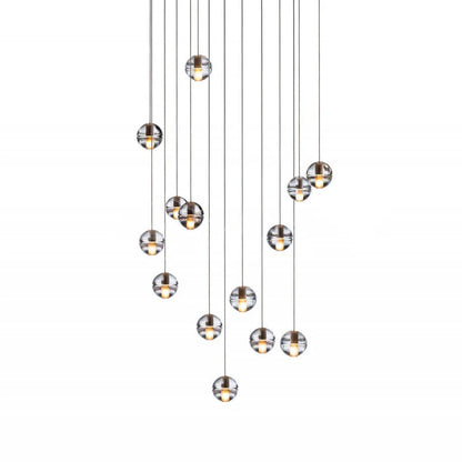 Nordic Crystal Pendant Lamp - Luxury Lighting