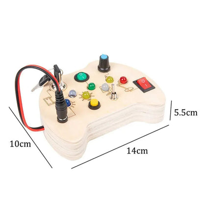 LED Light & Sensory Activity Board for Children (2–6 years)