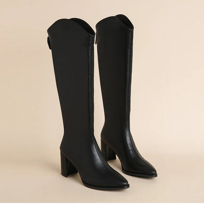 Stivali da equitazione eleganti al ginocchio da donna