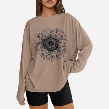 Women's Oversized Long Sleeve Shirt