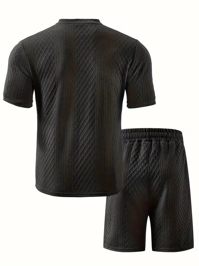 Ensemble de vêtements d'été avec motif jacquard