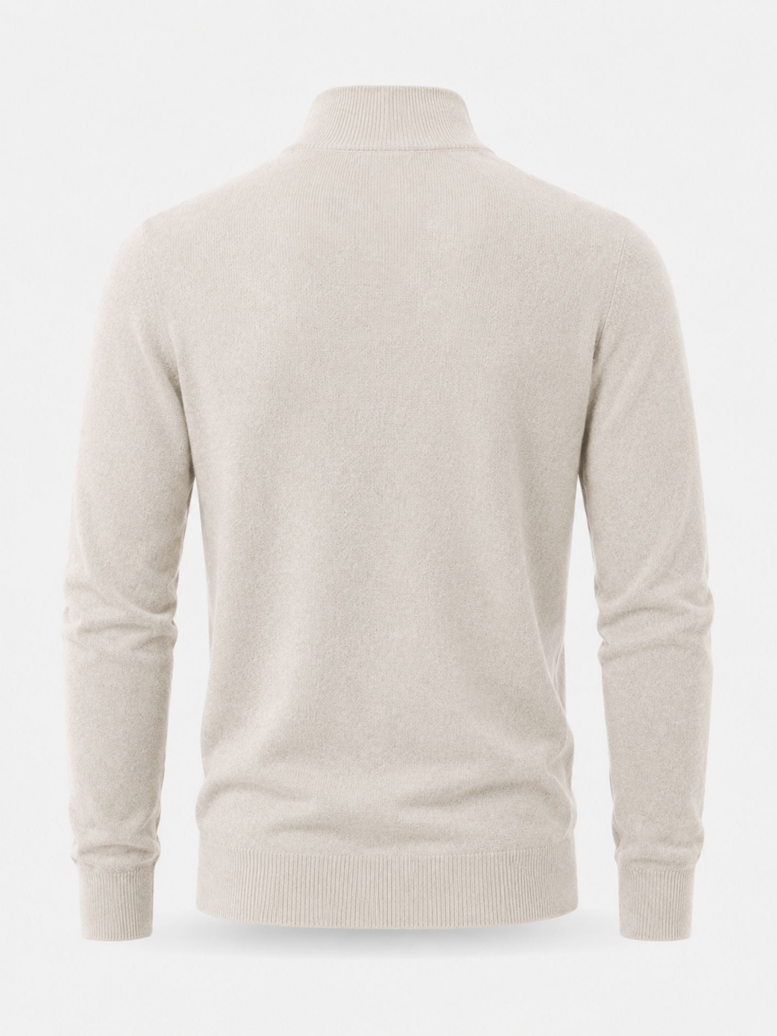Hugo Merino Wool Men's V-Neck Jumper with Zip