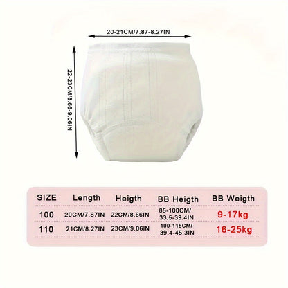Pantalones de entrenamiento para ir al baño para niños pequeños - Reutilizables, transpirables y a prueba de fugas para un aprendizaje cómodo