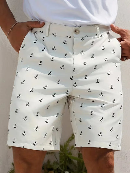 Shorts avec motif d'ancre