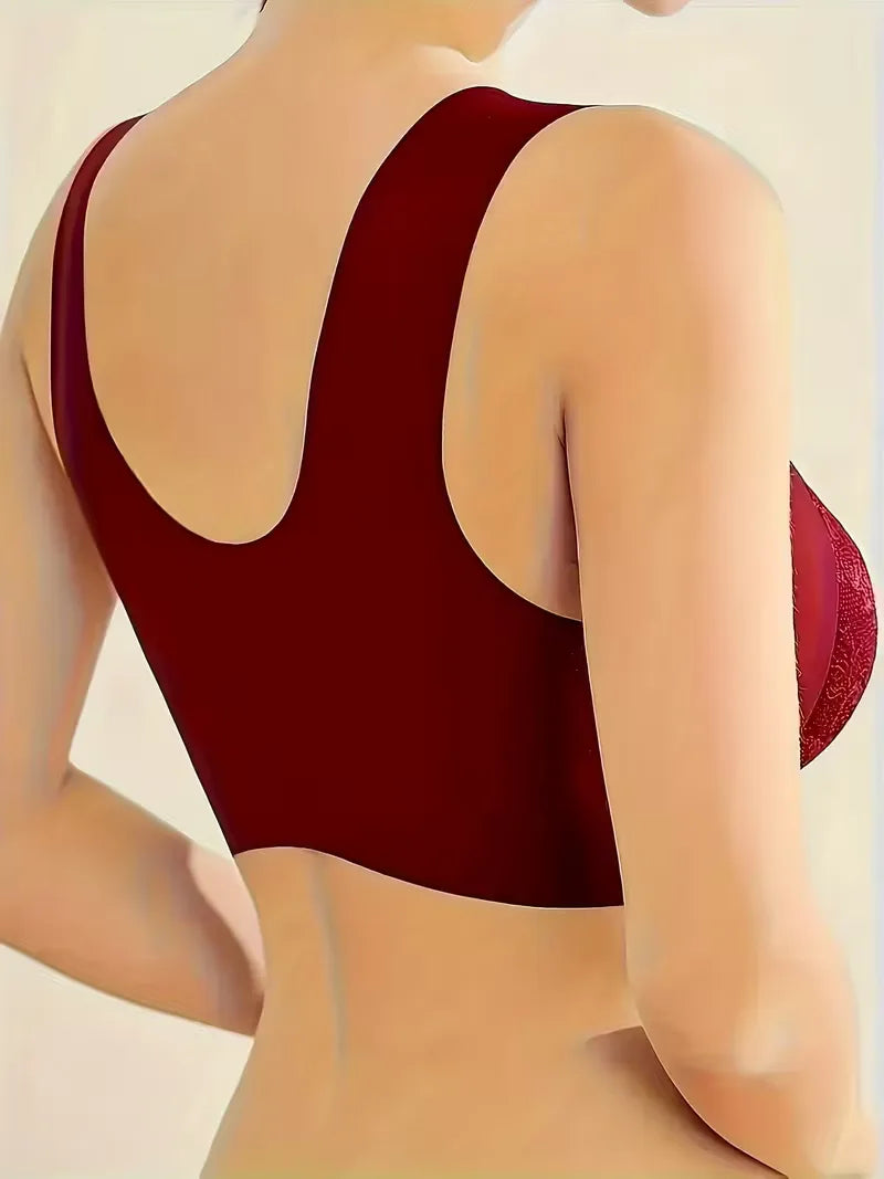 Lace Bra with Front Closure