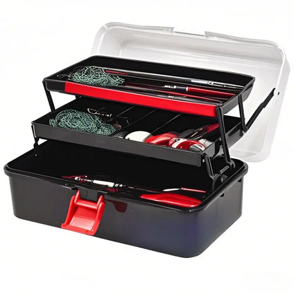 Fishing Tackle Box - 3 Layers - With Lock