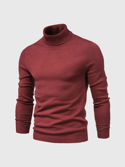 Jersey de cuello vuelto para hombre: cálido y con estilo para los días fríos