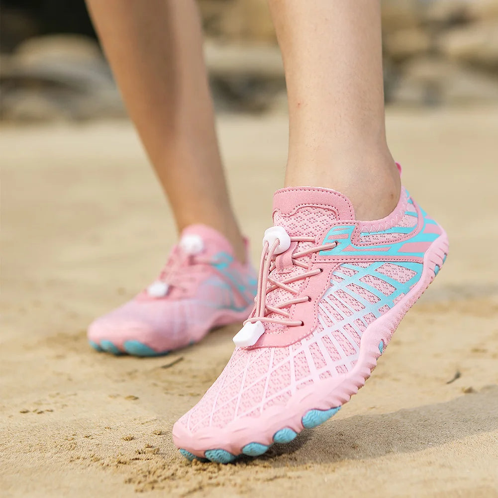 Uniseks waterschoenen met antislipzool en sneldrogend mesh