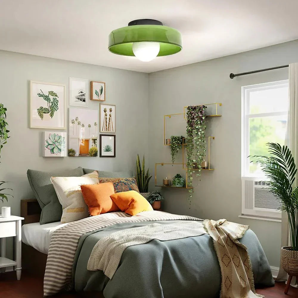 Olive Disc Wall Lamp – Modern and Elegant Design