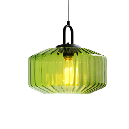 Retro Glass Pendant Light in Nordic Loft Style
