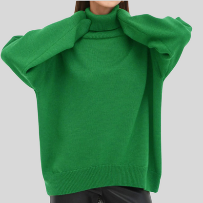 Modern roll neck jumpers for women