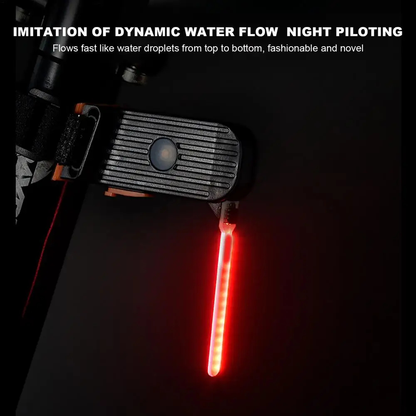 Luz trasera para bicicleta | LED, recargable por USB | Alta visibilidad, resistente