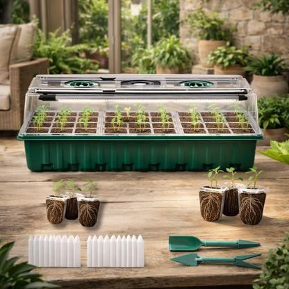Indoor Growing Kit | LED Grow Light, Dome | Plants