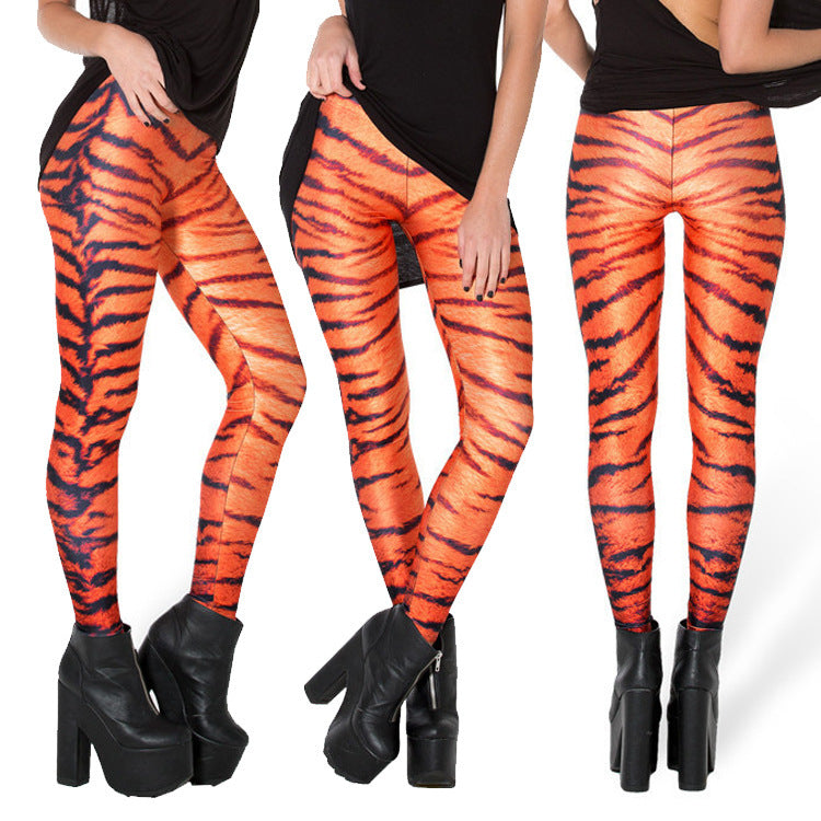 Orange with Black Trousers for Women with a Sporty Flair