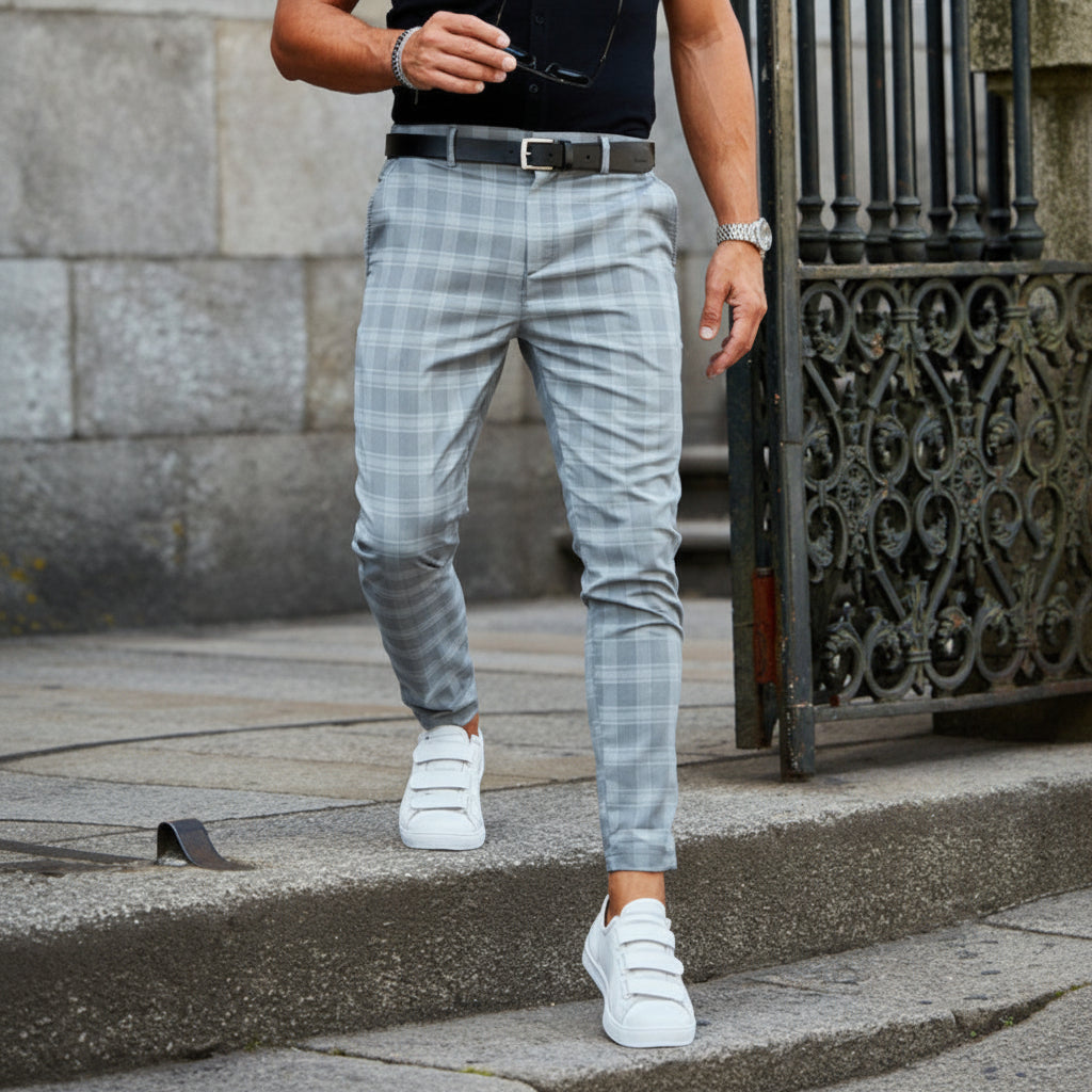 Men's Summer Trousers Straight Legs Casual