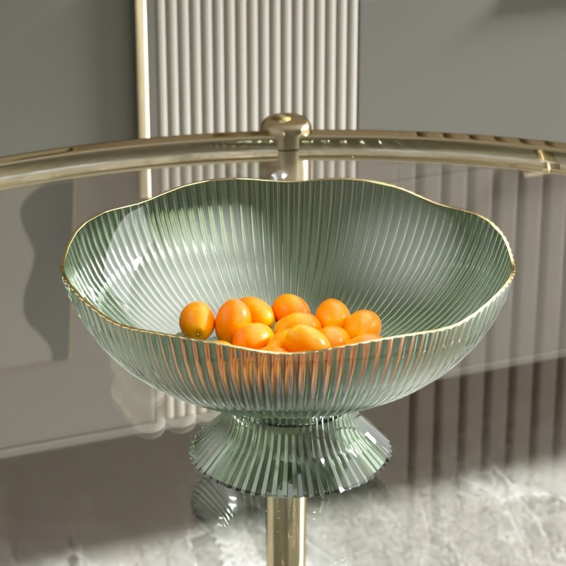 Luxury Transparent Fruit Bowl Made of PET – Decorative and Practical