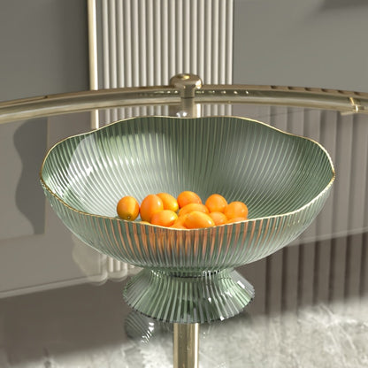 Luxury Transparent Fruit Bowl Made of PET – Decorative and Practical