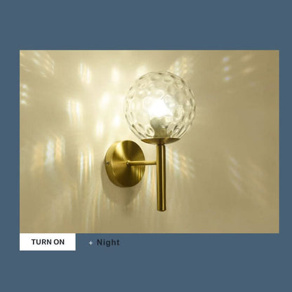 GlowBall - Modern Glass Globe Wall Light