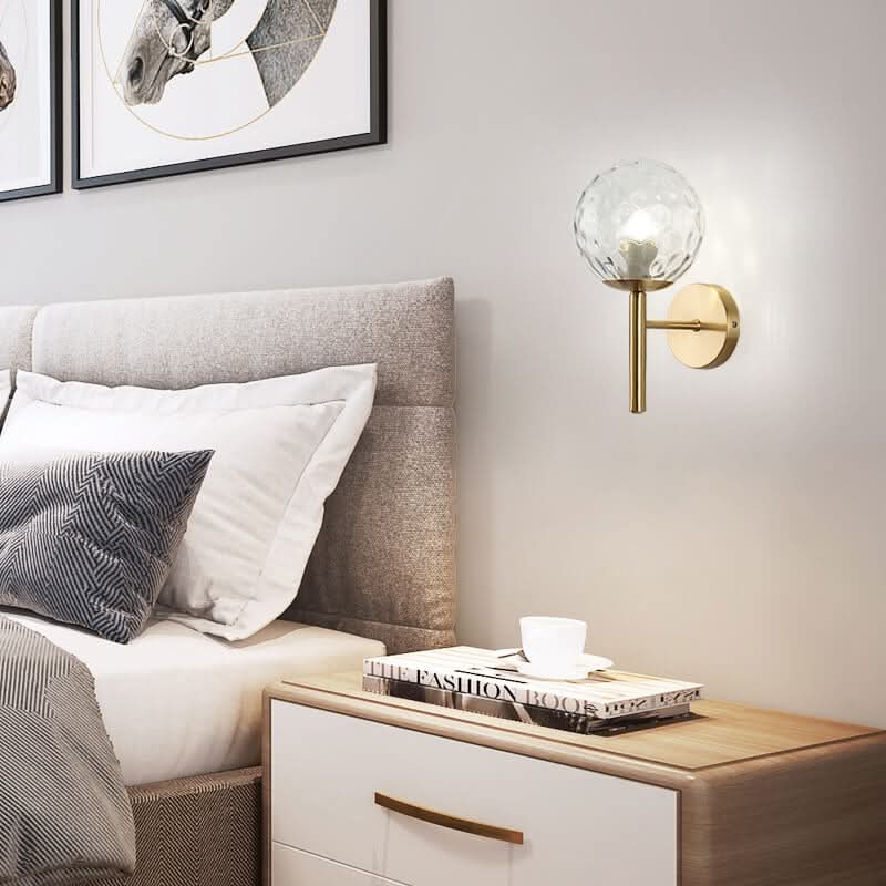GlowBall - Modern Glass Globe Wall Light
