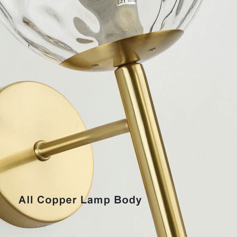 GlowBall - Modern Glass Globe Wall Light