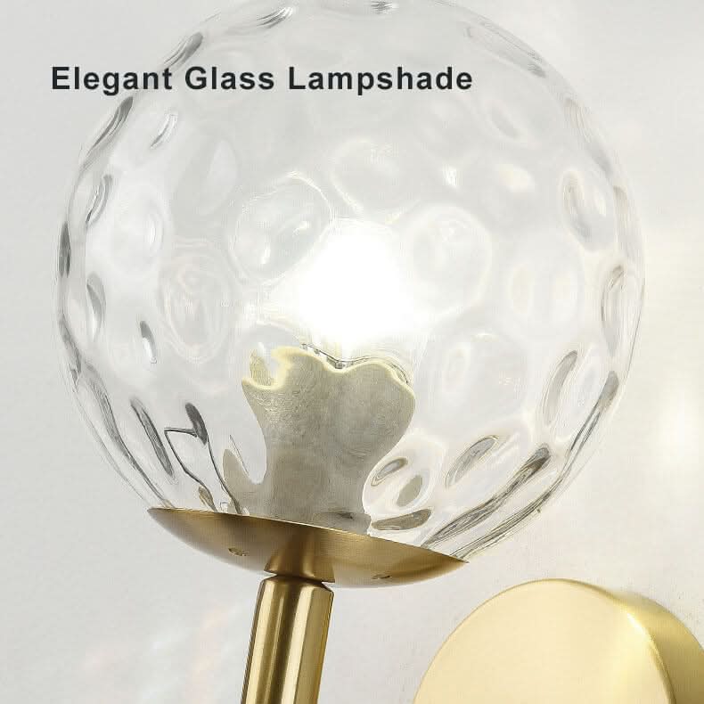 GlowBall - Modern Glass Globe Wall Light