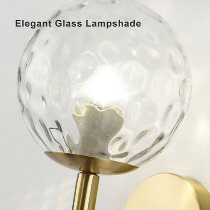 GlowBall - Modern Glass Globe Wall Light
