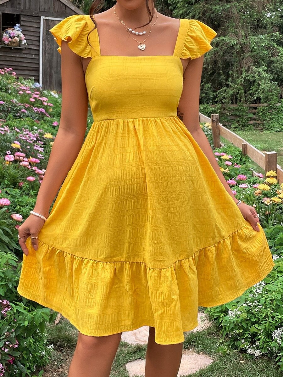 Ribbed Maternity Dress with Open Back and Bow Detail