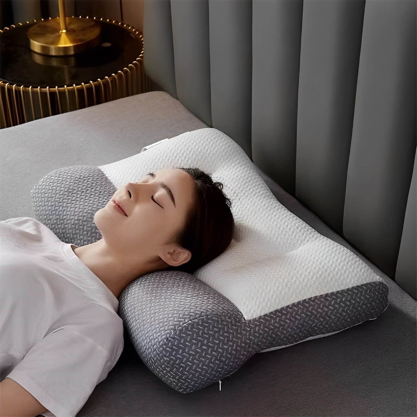Hypoallergenic Ergonomic Pillow - Optimal Neck Support